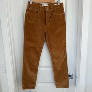 DENIM FORUM | Corduroy The Yoko High Rise Slim - Size 29